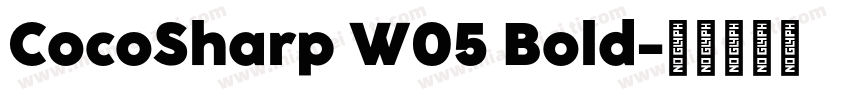 CocoSharp W05 Bold字体转换